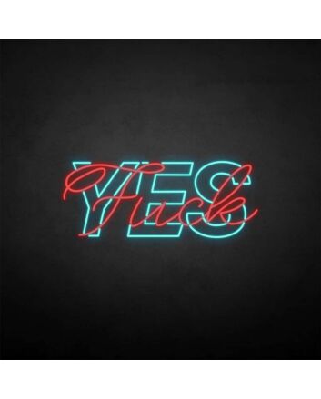 YES-fxxk&#39; neon sign