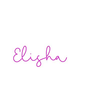 Elevate Your Events: Customized LED Neon Light Name Eligha Birthday LED Neon Sign for Weddings, Birthdays, and Home Decor.