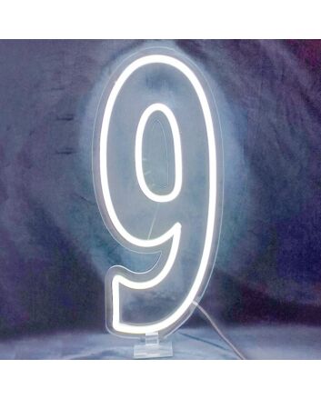 Elevate the celebration ambiance at your birthday, wedding, and special events with the Customized LED Neon Light Number 9 Birthday LED Neon Sign.