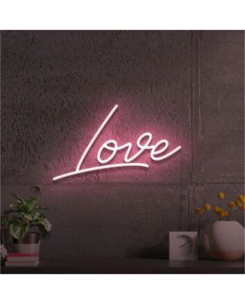 Brighten Your Wedding, Home, and Romantic Dinners with the Cute Love LED Neon Sign.