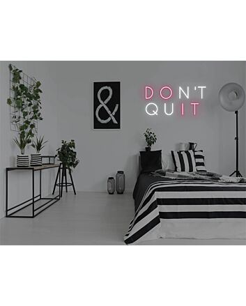 Brighten Up Your Home, Office, and Motivational Spaces with Dont Quit LED Neon Light