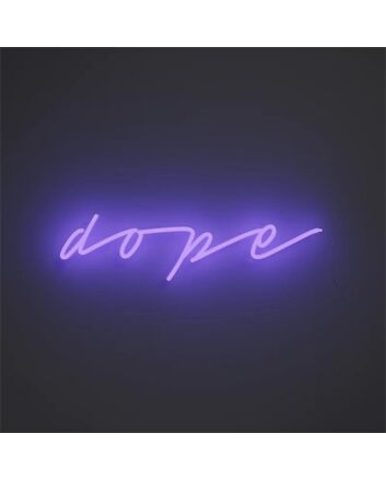 Brighten up Your Bar, Office, or Gaming Room with the Mini Dope LED Neon Sign.