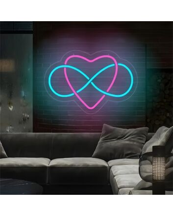 Celebrate Romance in Every Setting with Eternal Love LED Neon Sign - Perfect for Weddings, Parties, and Home Decor.