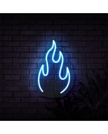 Brighten Up Your Space: Fire LED Neon Sign Sketch and Etch Us Perfect for Bars, Offices, and Home Decor.