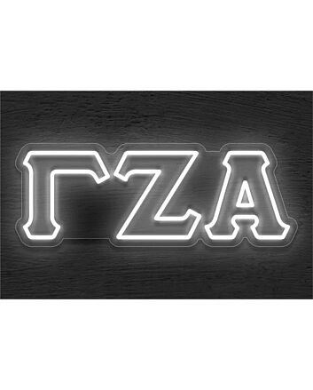 Brighten Up Your Bar, Office, or Wedding Ambiance with the Gamma Zeta Alpha LED Neon Sign.