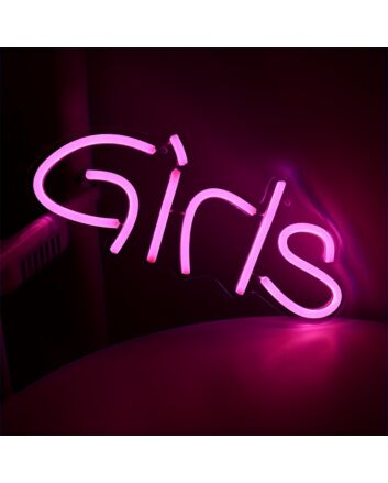 Brighten Your Home, Office, or Party Ambiance with the Girls Letter LED Neon Sign for a Personalized Touch