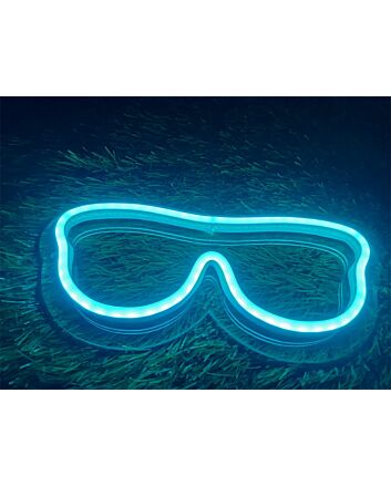 Brighten Up Your Bar or Eyewear Store Ambiance with the Stylish Glasses LED Neon Sign.