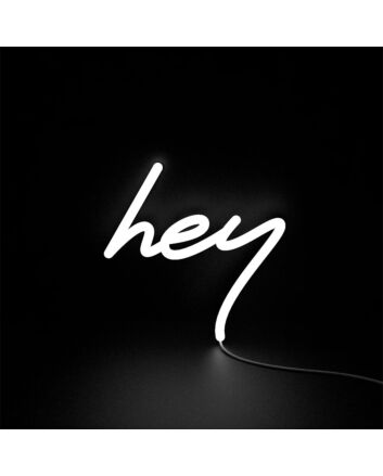 Brighten your evenings at bars, weddings, and home gatherings with Hey LED Neon Sign.