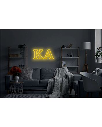 Brighten Up Your Fraternity House, Events, and Celebrations with the Kappa Alpha Order LED Neon Sign.