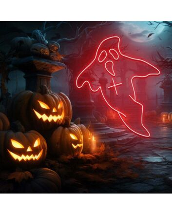 Halloween Ghost Neon Sign,LED Ghost Neon Sign