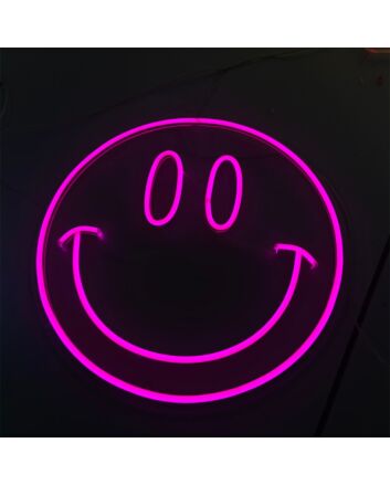 Brighten Up Your Space: LED Wall Decor Smile Face LED Neon Sign Perfect for Home, Office, Bars, and Celebrations.
