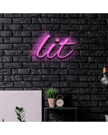 Brighten Your Space: Lit LED Neon Sign for Bars, Weddings, and Office Ambiance