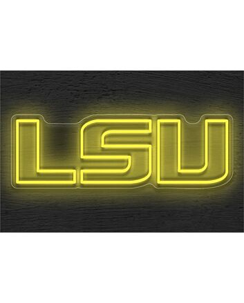 Brighten Up Your Game Night, Bar, and Sports Den with the Lsu Logo LED Neon Sign