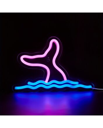 Add a Splash of Fantasy to Any Room, Party, or Event with the Mermaid Tail LED Neon Sign.