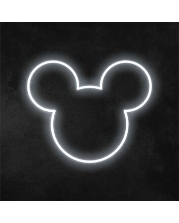 Brighten Your Kids' Room, Play Area, or Birthday Celebrations with the Mickey Mouse LED Neon Sign.