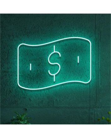 Brighten Your Business, Bar, or Game Room with a Neon Money Sign.