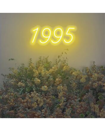 Brighten Your Bar, Office, and Special Celebrations with the Number 1995 LED Neon Sign.