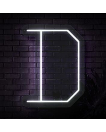 Brighten Up Your Special Occasions and Spaces: Personalized Initial Letter D LED Neon Sign for Weddings, Birthdays, and Home Decor.