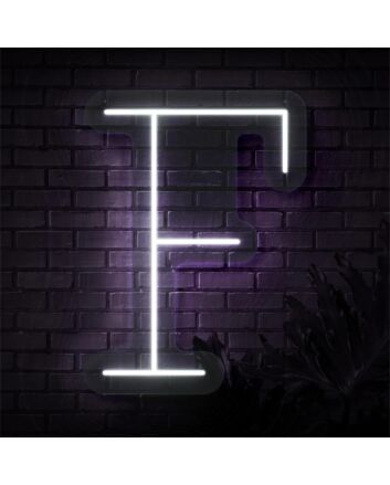 Upgrade Your Space: Personalized Initial Letter F LED Neon Sign for Home Decor, Office Vibes, and Memorable Events like Weddings and Parties.