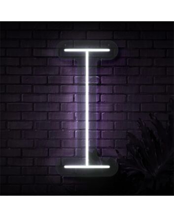 Brighten Up Your Space: Personalized Initial Letter I LED Neon Sign for Home Decor, Romantic Weddings, and Vibrant Parties