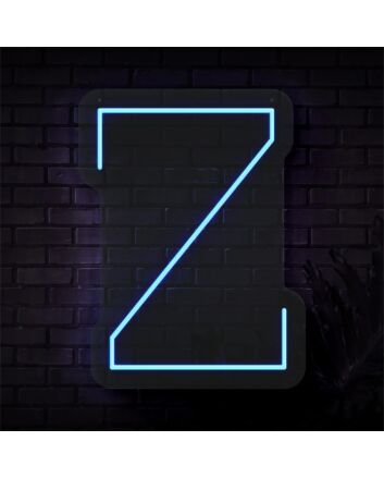 Brighten Up Your Space: Personalized Initial Letter Z LED Neon Sign Perfect for Weddings, Parties, Home Decor, and Office Ambiance.