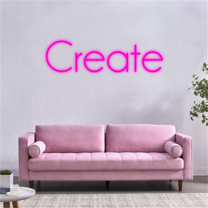 Brighten Up Your Living Space, Office, and Celebrations with the Wall Decor Home LED Sign - The Ultimate LED Neon Sign for Any Occasion.