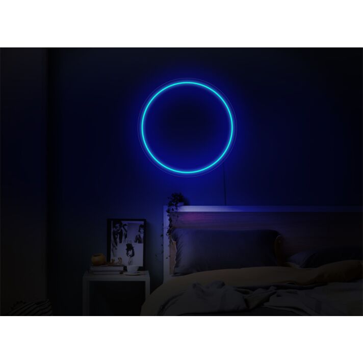 Elevate Your Meditation Space or Yoga Studio Ambiance with Zen Circle LED Neon Sign.