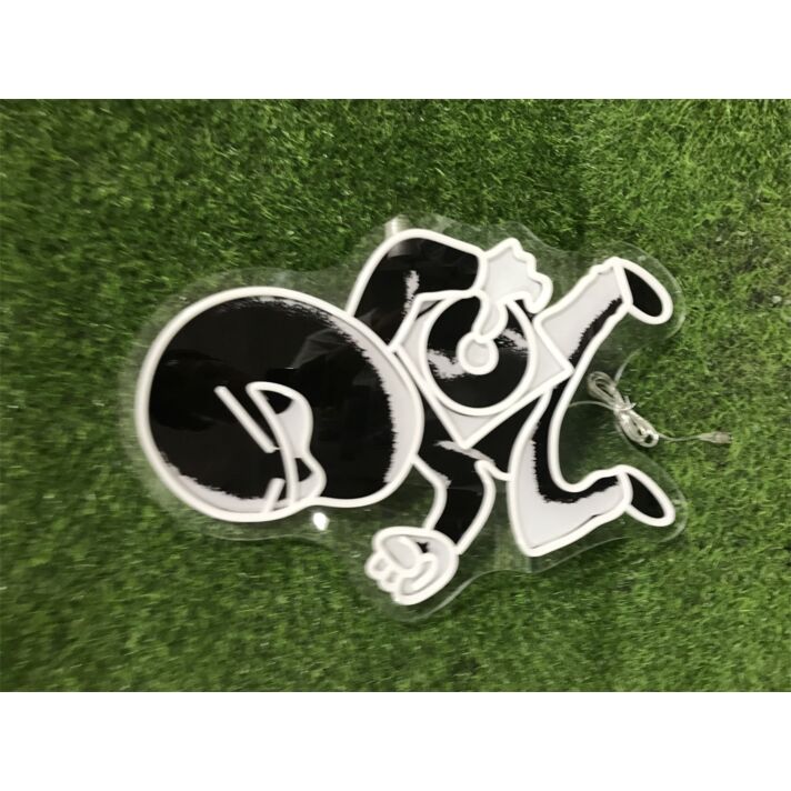 Brighten Your Business or Celebrate in Style: Customized Uv Logo Cd Thief LED Neon Sign for Office, Bars, and Weddings.