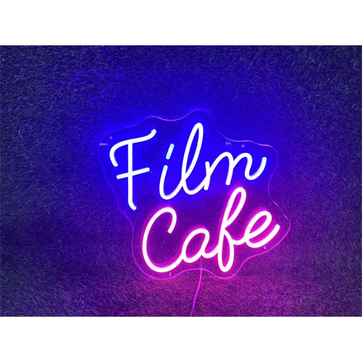 Enhance Your Wedding, Bar, or Birthday Bash Ambiance with the Film Cake LED Neon Sign.