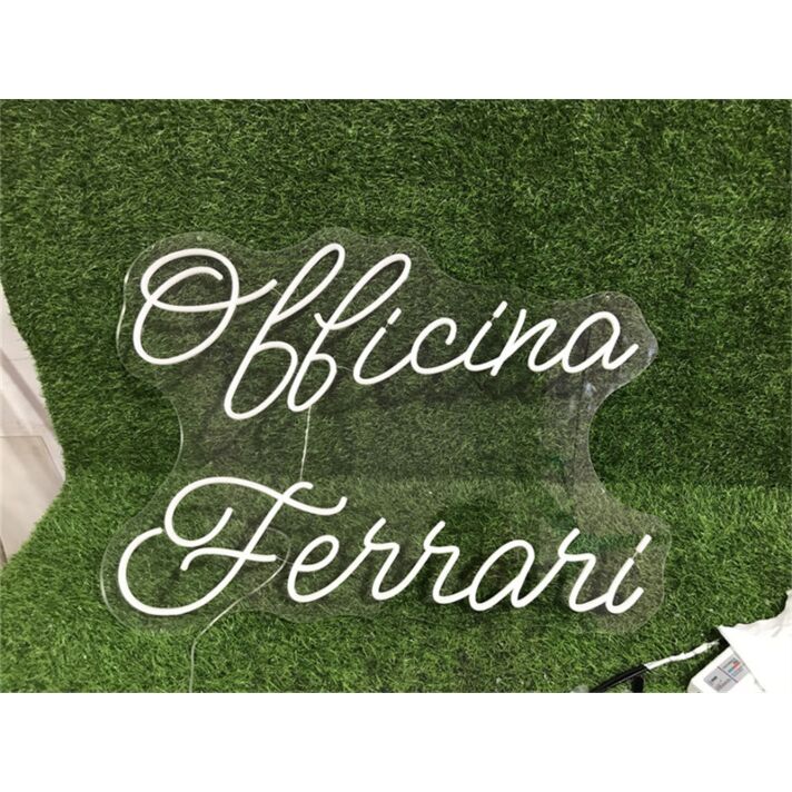 Enhance Your Home, Office, or Bar Ambiance with Officina Ferrari Custom LED Neon Sign.