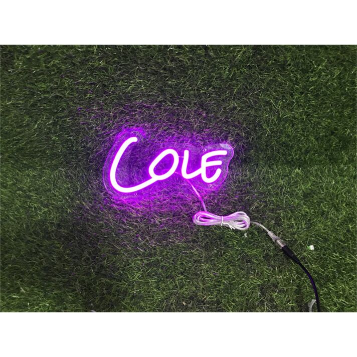 Bring Your Space to Life: Personalize Custom Cole LED Neon Sign for Home, Office, Bar, and Special Celebrations
