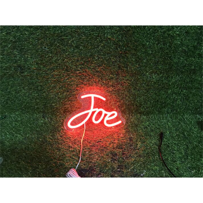 Elevate Your Office, Bar, or Wedding Ambiance with the Personalize Custom Joe LED Neon Sign