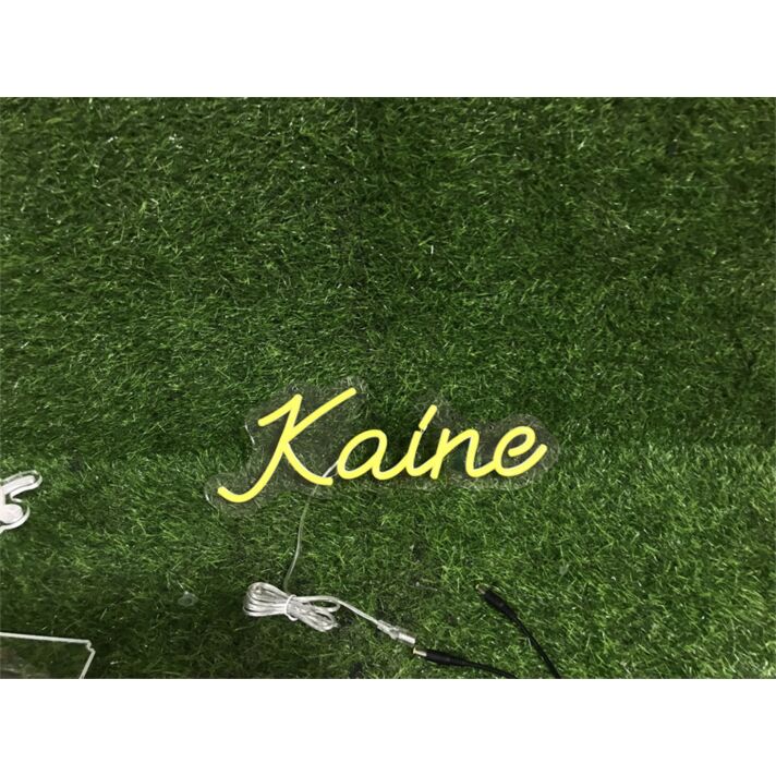 Brighten Up Your Space: Personalize Custom Kaine LED Neon Sign for Weddings, Bars, and Home Décor.