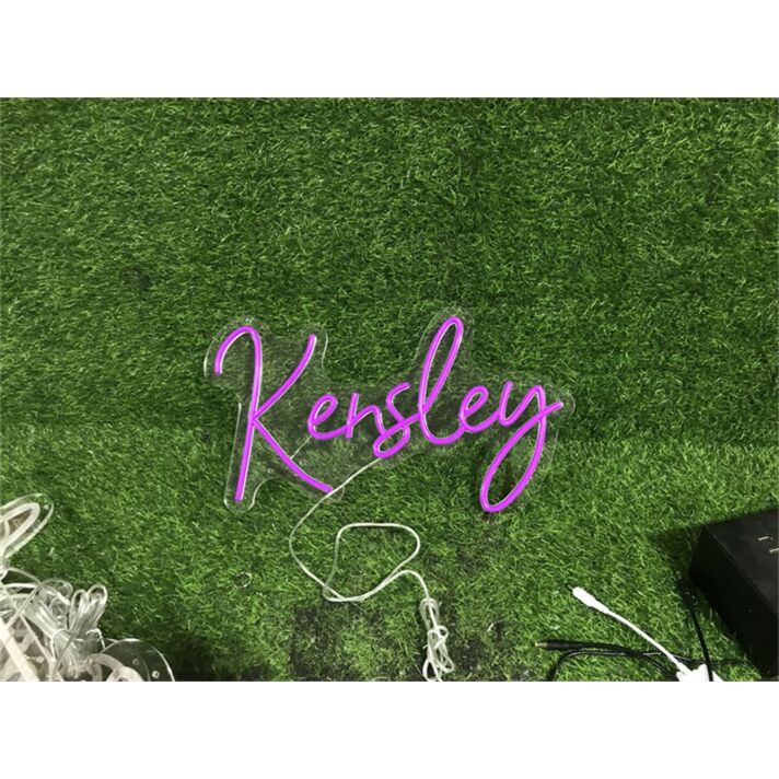 Brighten Up Your Space: Personalize Custom Kenslay LED Neon Sign for Home, Office, Weddings, and Party Ambiance