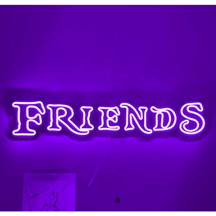 'Friends' neon sign