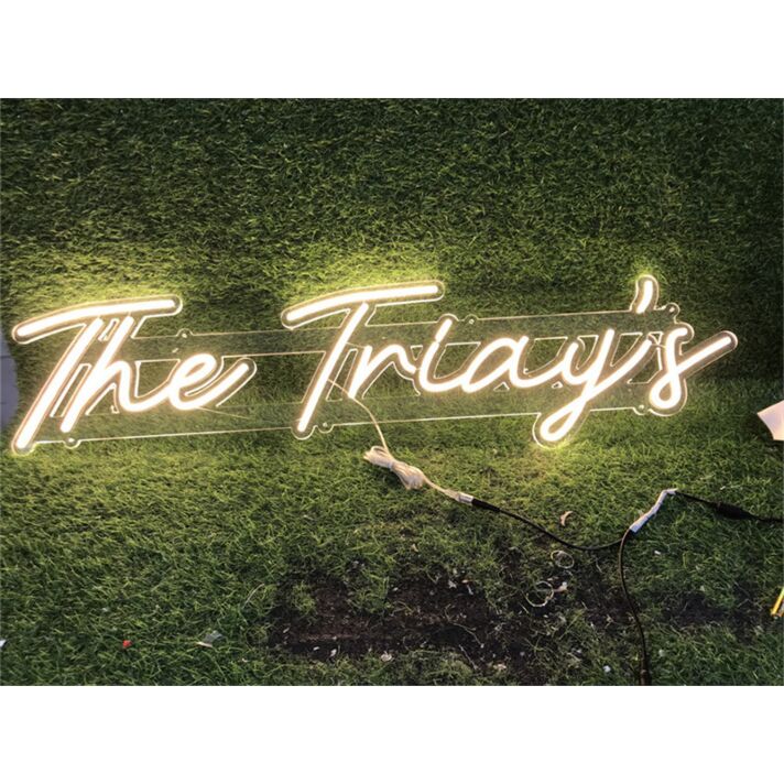 Bring Your Space to Life: Personalize Custom The Triays LED Neon Sign for Home Decor, Bars, and Events.