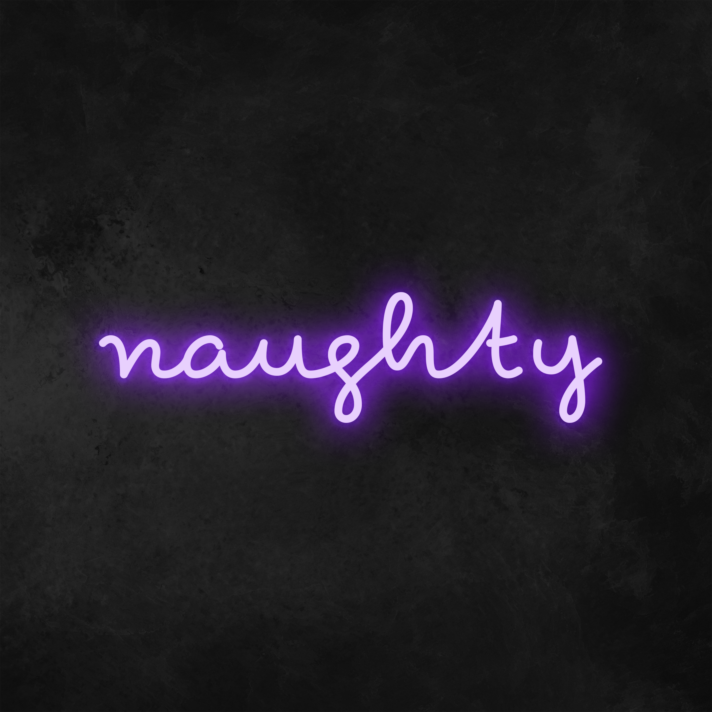 Naughty Neon Sign