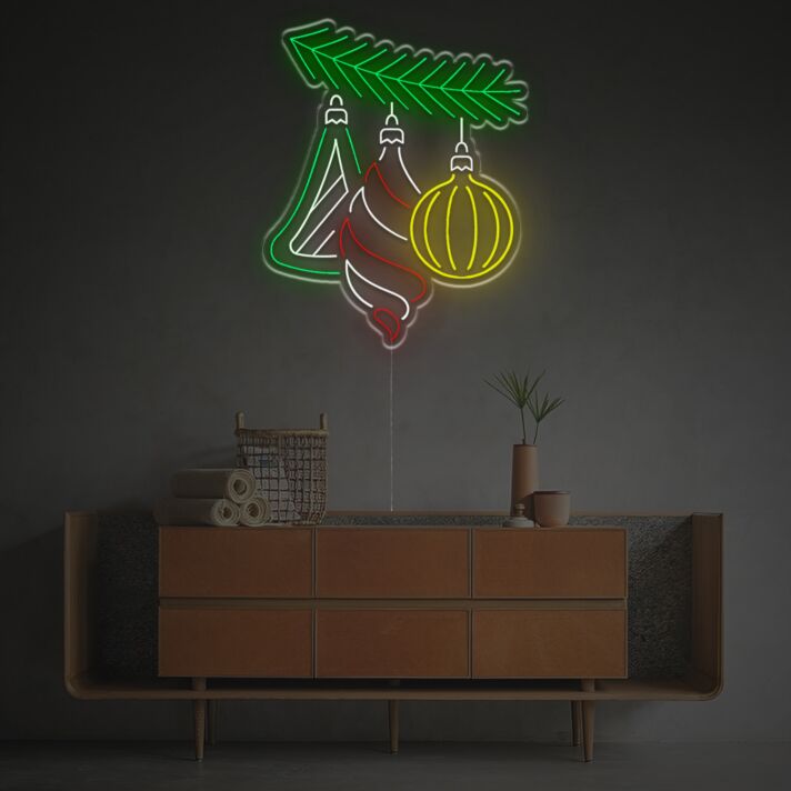 Brighten Up Your Festivities: Christmas Decoration LED Neon Sign for Your Home, Office, and Holiday Celebrations