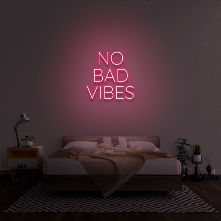 No Bad Vibes Neon Sign