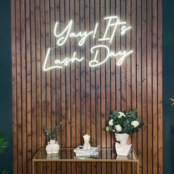 Yay! It's Lash Day Neon Sign
