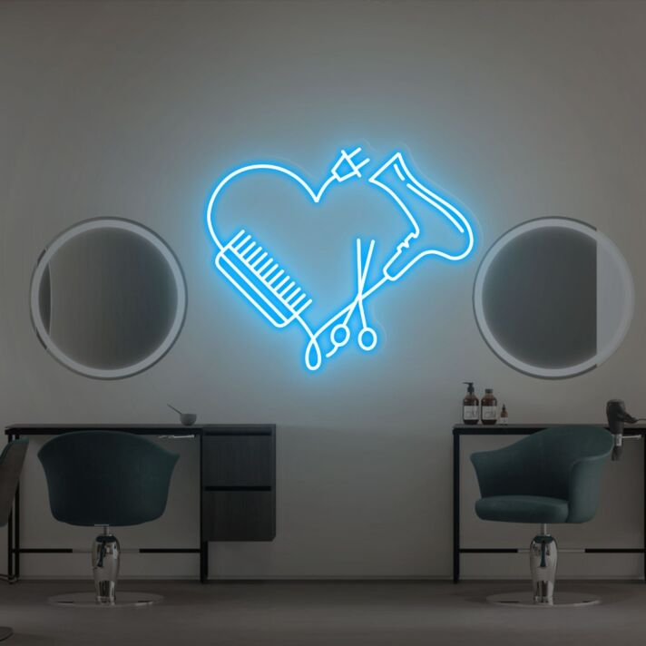 Brighten Your Beauty Salon, Spa, and Boutique: The Perfect Neon Signs for Hair Salon and Beauty Salon Decor, Ideal for Creating a Welcoming Ambience.