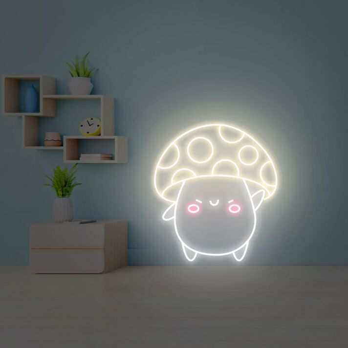 Light Up Your Space with Enchanting Mushroom Wall Art - Perfect for Bedrooms, Game Rooms, and Chic Living Areas.