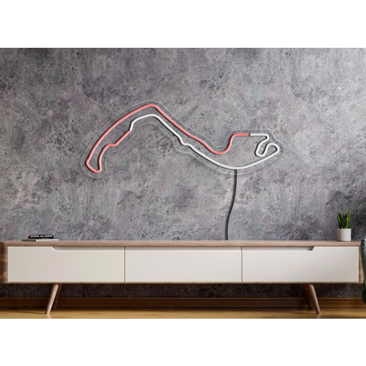 Rev Up Your Space: F1 Track Neon Sign Wall Art Monaco Race Decor Perfect for Office, Bar, and Racing Enthusiast Gatherings