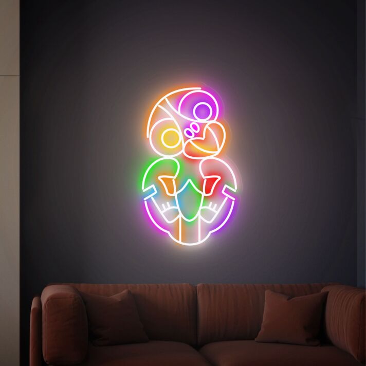 Brighten Your Space: Macaw Led Neon Sign for Bedroom Decor, Animal Lover Gifts, and Stunning Wall Decor for Office, Store, Bar, or Wedding Celebrations.