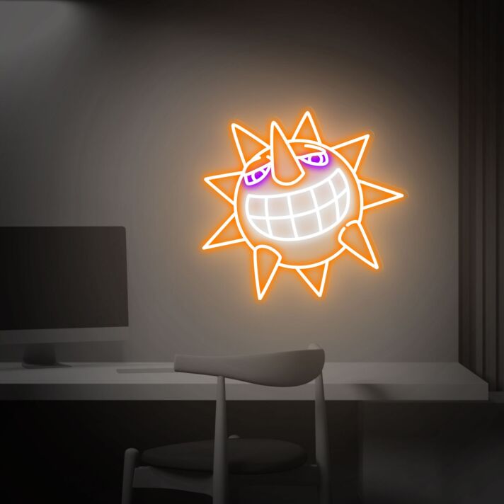 Brighten Up Your Space: Soul Sun And Moon Led Neon Sign - Perfect for Home Decor, Office Ambiance, and Memorable Wedding or Party Lighting.