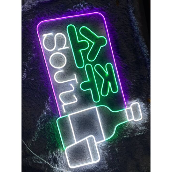 Brighten Your Bar, Office, or Home with the Enjoy Life Drink Soju Logo Led Neon Sign – Perfect for Creating a Lively Atmosphere at Parties & Weddings!
