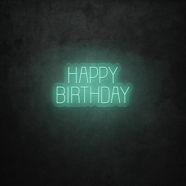 Happy Birthday LED Sign