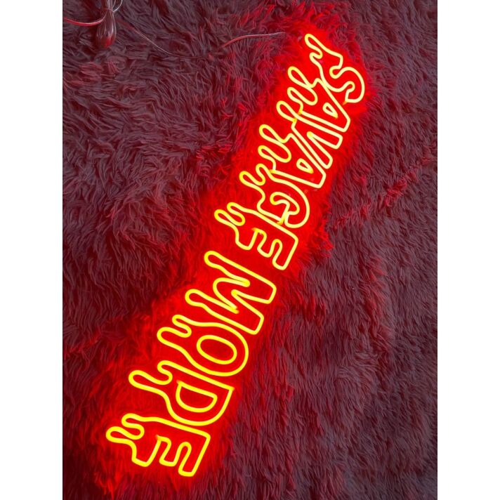 Savage Mode Quote Neon Led Sign Quote Pub Bar Hanging Led Neon Sign