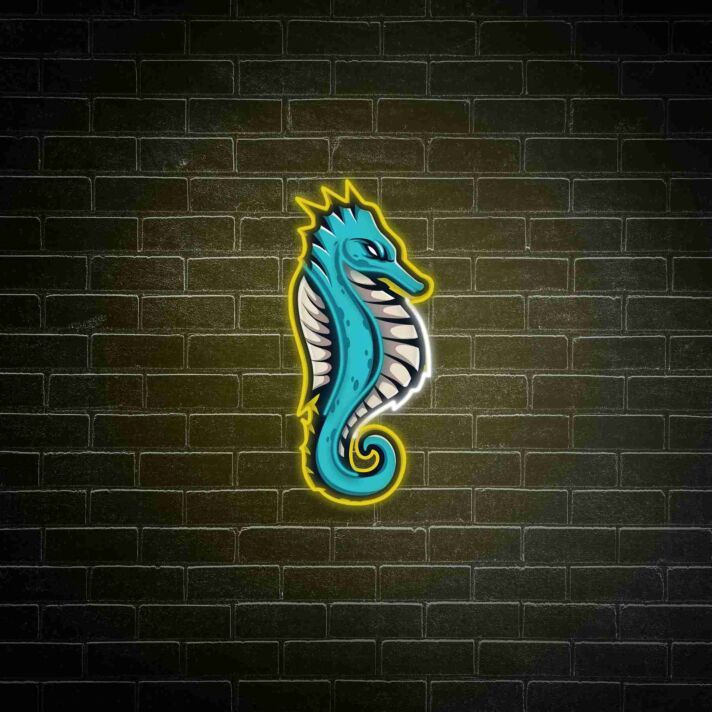 Seahorse Uv Neon Light Durable Led Neon Art Decor