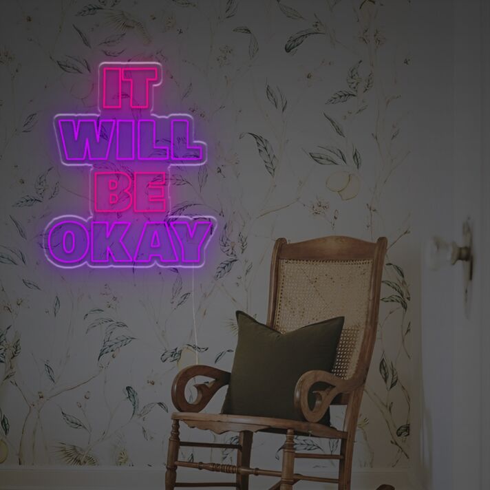 It Will Be Okay For Man Cave LED Neon Sign